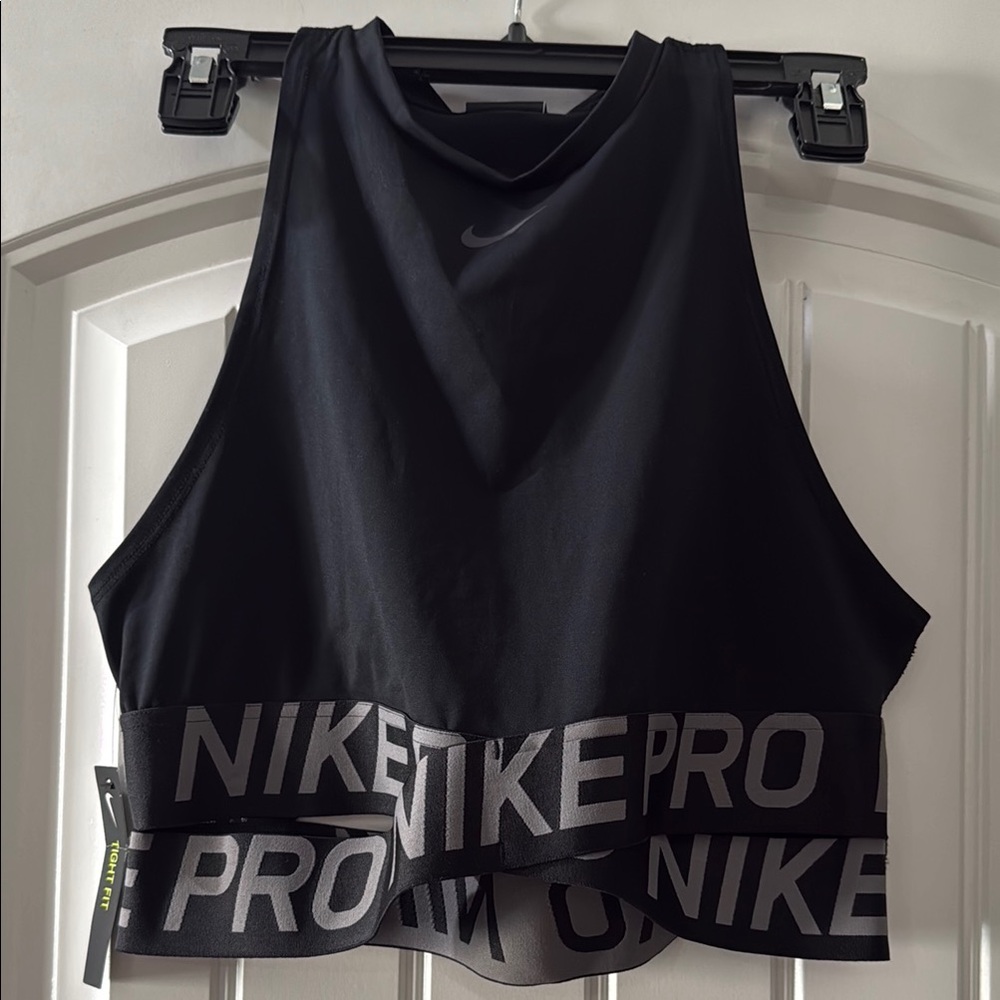 Nike Women's Black Crop Top